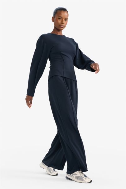 Wide Leg Elasticate Waist Sweatpants