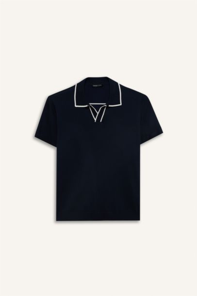 Boy Regular Fit Apache Neck Pullover