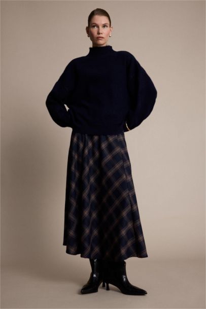 Pull en maille Oversize à demi-col roulé