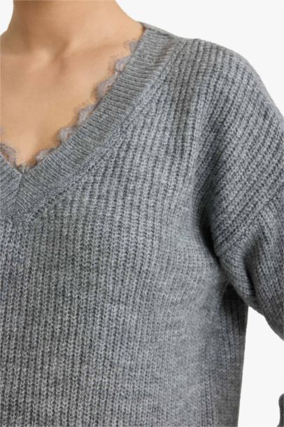 Pull en maille Oversize à col V