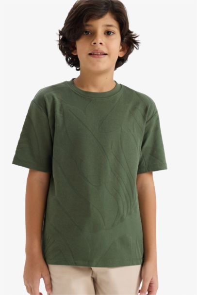 Boy Regular Fit Crew Neck Short Sleeve T-Shirt
