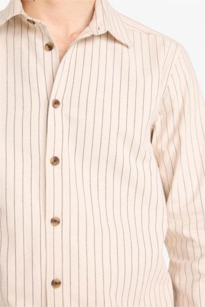 Flannel Striped Shirt