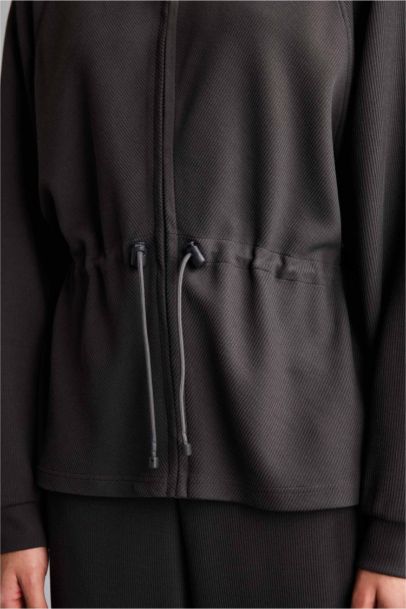 Standard Fit Stand Collar Modal Cardigan