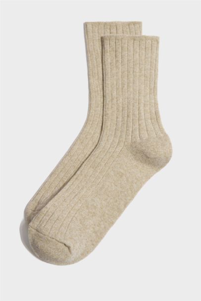 Kadın 3'lü Pamuk Akrilik Uzun Çorap