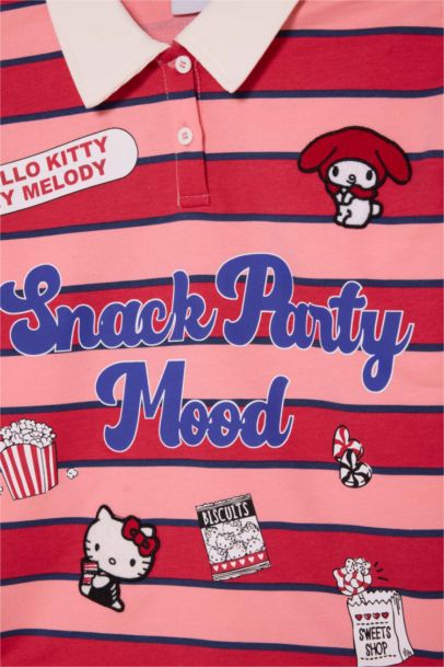 Hello Kitty Licensed Polo Collar Sweatshirt