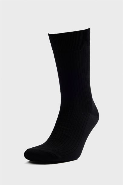 Erkek 3'lü Pamuklu Uzun Çorap