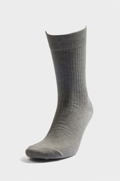 Erkek 3'lü Pamuklu Uzun Çorap