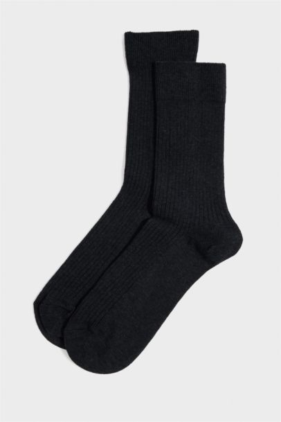 Erkek 3'lü Pamuklu Uzun Çorap