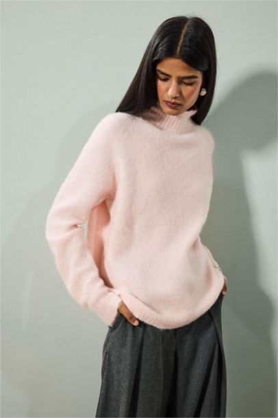 Regular Fit Turtleneck Knitwear Pullover