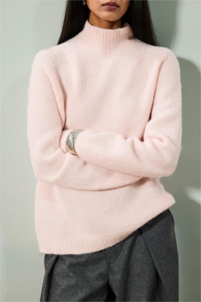 Regular Fit Turtleneck Knitwear Pullover