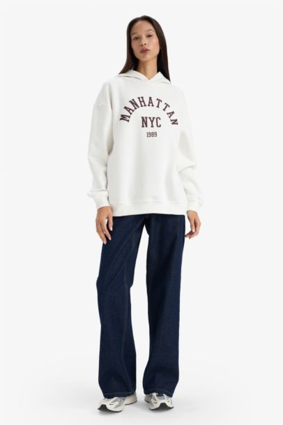 Relax Fit Printed Sweatshirt