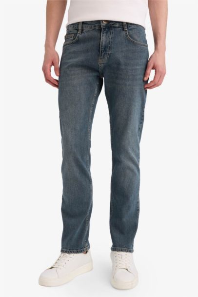 Sergio Regular Fit Regular Waist Straight Leg Trousers