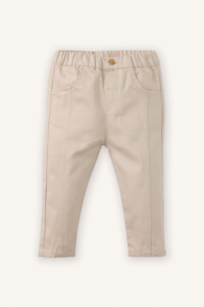 Poplin 2'li Takım Çizgili Gömlek Pantolon Erkek Bebek