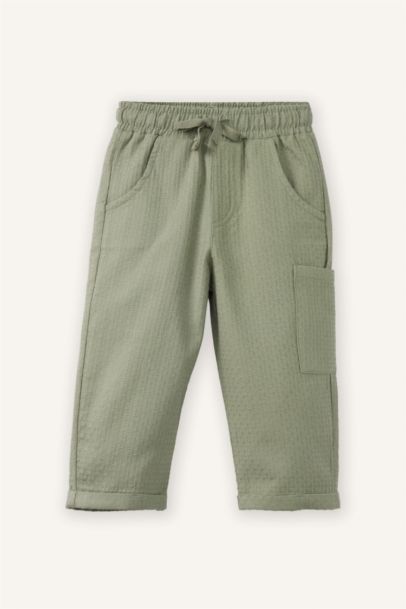 طقم موسلين قميص وبنطلون للرضع أولادي - قطعتين