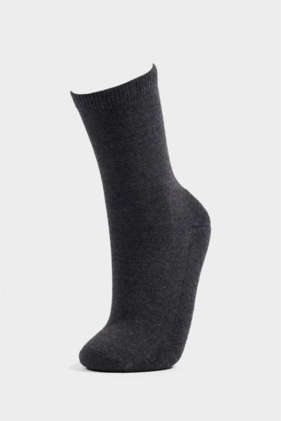 Dikişsiz 3'lü Modal Havlu Çorap Erkek Çocuk