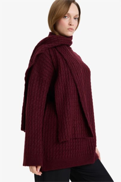 بلوز صوف تريكو قصة عادية