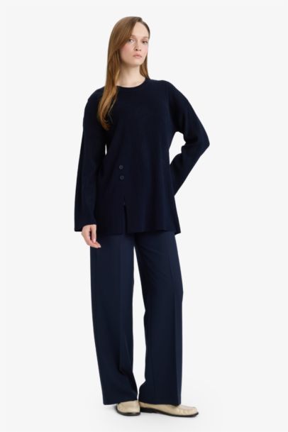 Loose Fit Knitwear Tunic