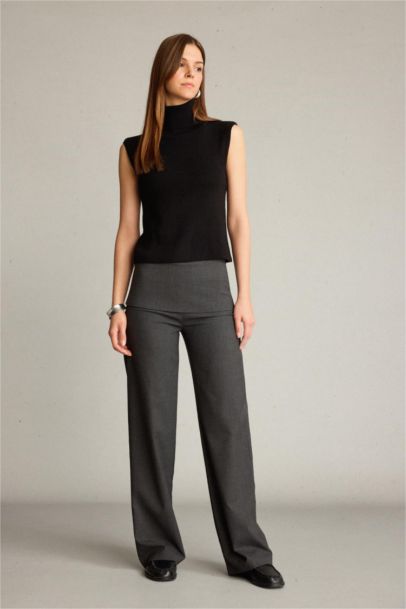 Straight Leg Trousers