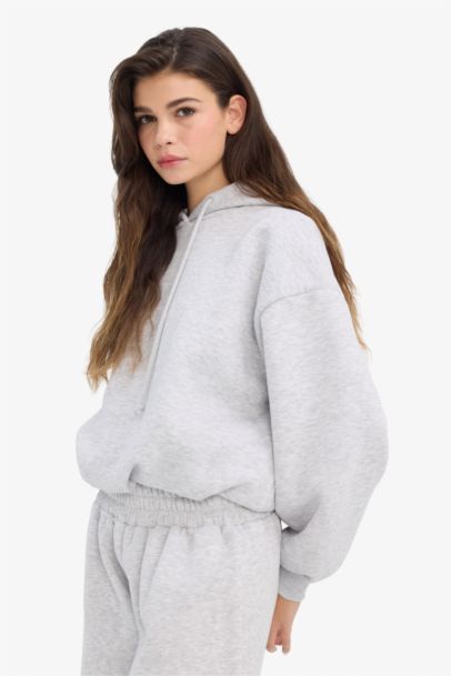 Oversize Kapüşonlu Sweatshirt