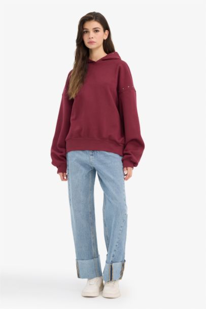 Oversize Fit Long Sleeve Sweatshirt