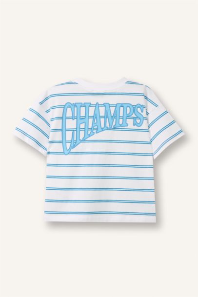 Baskılı Kısa Kollu Tişört Erkek Bebek