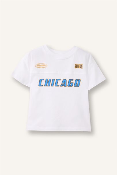 Oversıze Baskılı Tişört Erkek Bebek