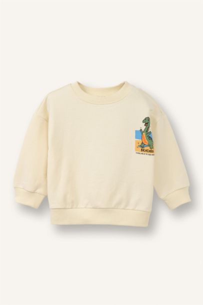 Baby Boy Oversize Back Print Sweatshirt