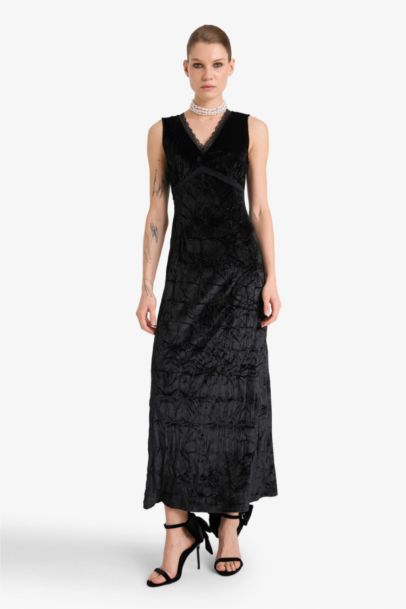 Velvet Sleeveless Dress