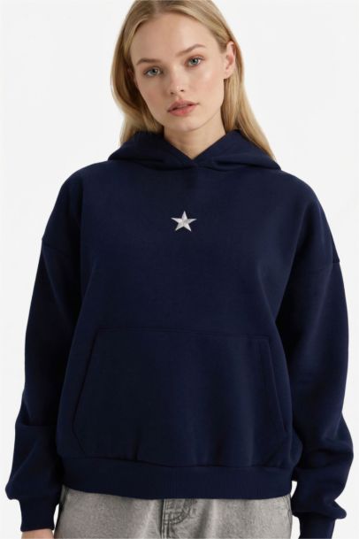 Oversize Fit Long Sleeve Sweatshirt