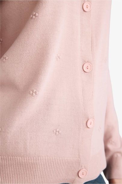 Regular Fit Crew Neck Knitwear Cardigan