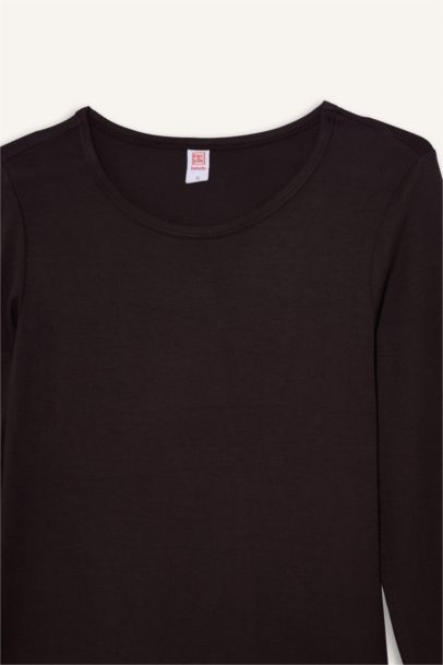 Crew Neck Long Sleeve Top