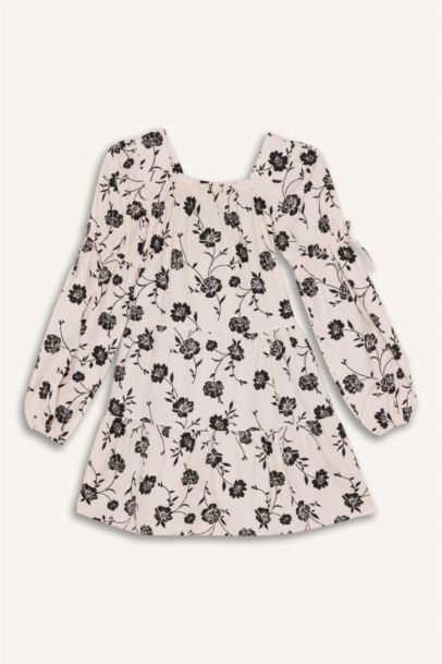 Girl Floral Cotton Dress