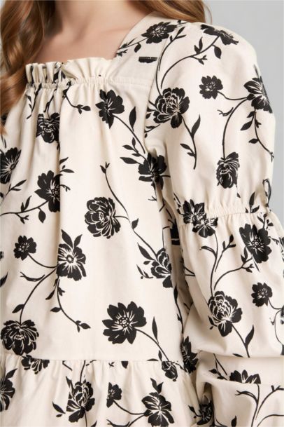 Girl Floral Cotton Dress