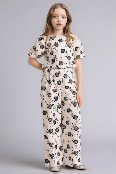 Desenli Dokuma 2'li Takım Kız Çocuk