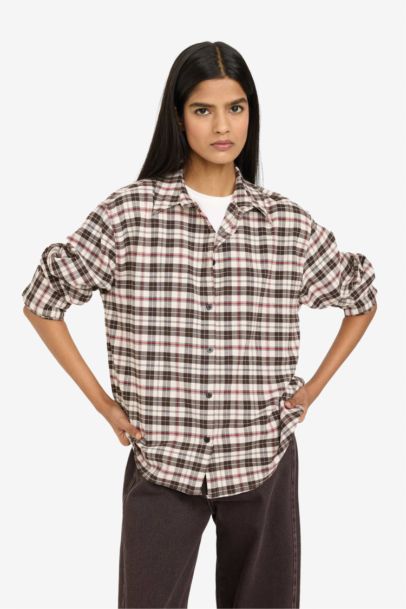 Oversize Plaid Flannel Shirt