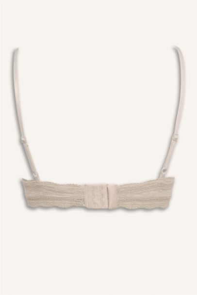 Dantel Detaylı Çıkarılabilir Pedli Balensiz Bralet