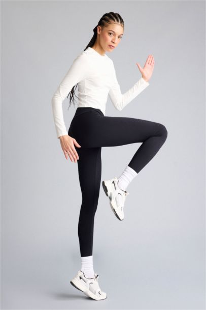 High Waist Ankle Length Leggings