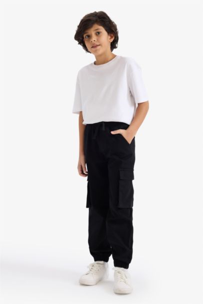 Cargo Jogger Gabardine Trousers
