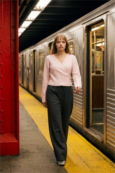 Slim Fit V-Neck Pullover