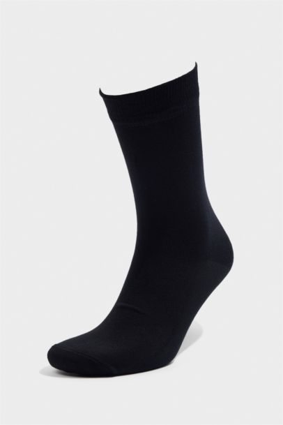 Erkek Dikişsiz 5'li Bambu Uzun Çorap