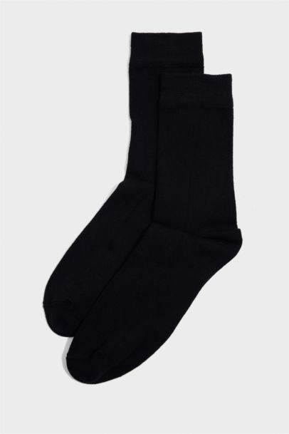 Erkek Dikişsiz 5'li Bambu Uzun Çorap