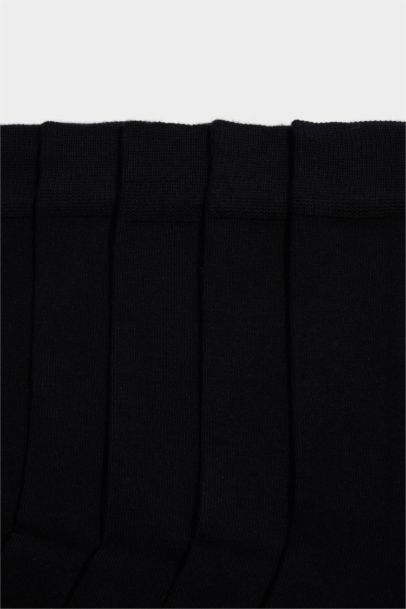 Erkek Dikişsiz 5'li Bambu Uzun Çorap