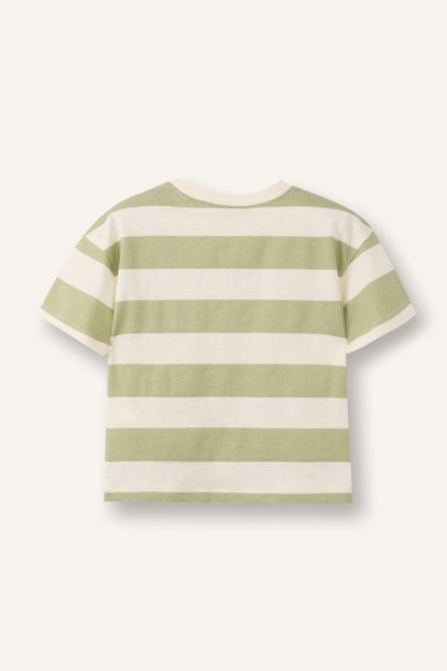 Baby Boy Regular Fit Patterned Short Sleeve T-Shirt