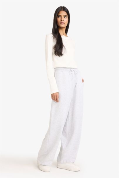 Balloon Fit Wide Leg Sweatpants