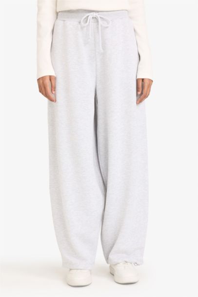Balloon Fit Wide Leg Sweatpants