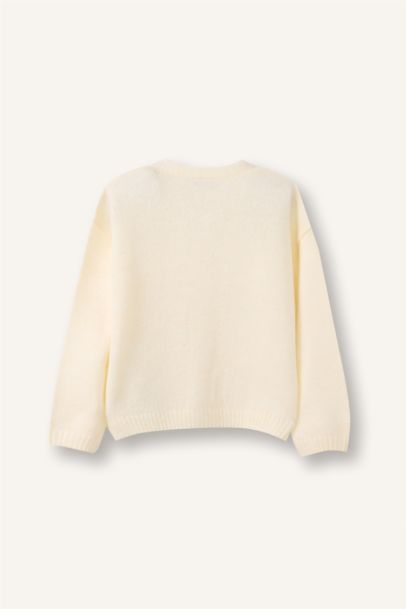 Girl Embroidered Cardigan