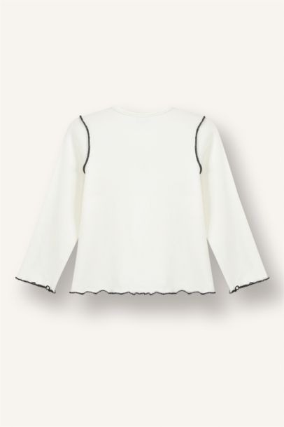 Fitilli Kaşkorse Tişört Kız Bebek