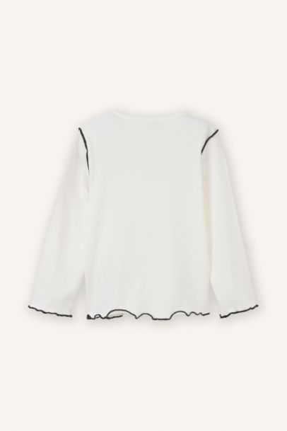 Fitilli Kaşkorse Tişört Kız Bebek