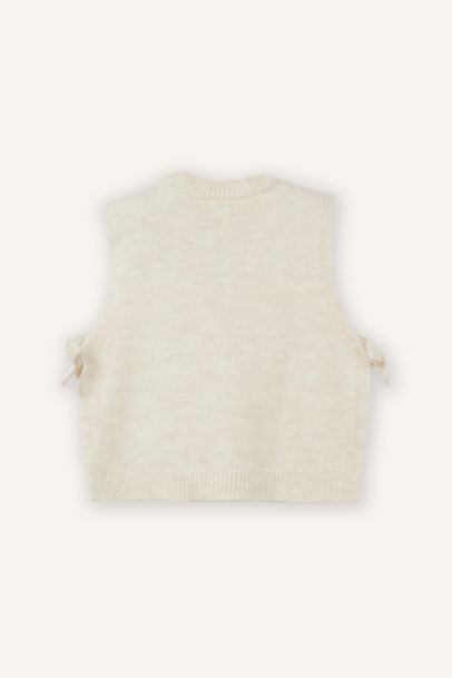Baby Girl Crew Neck Cardigan