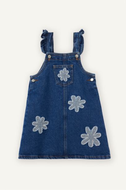 Girl Sleeveless Denim Dress